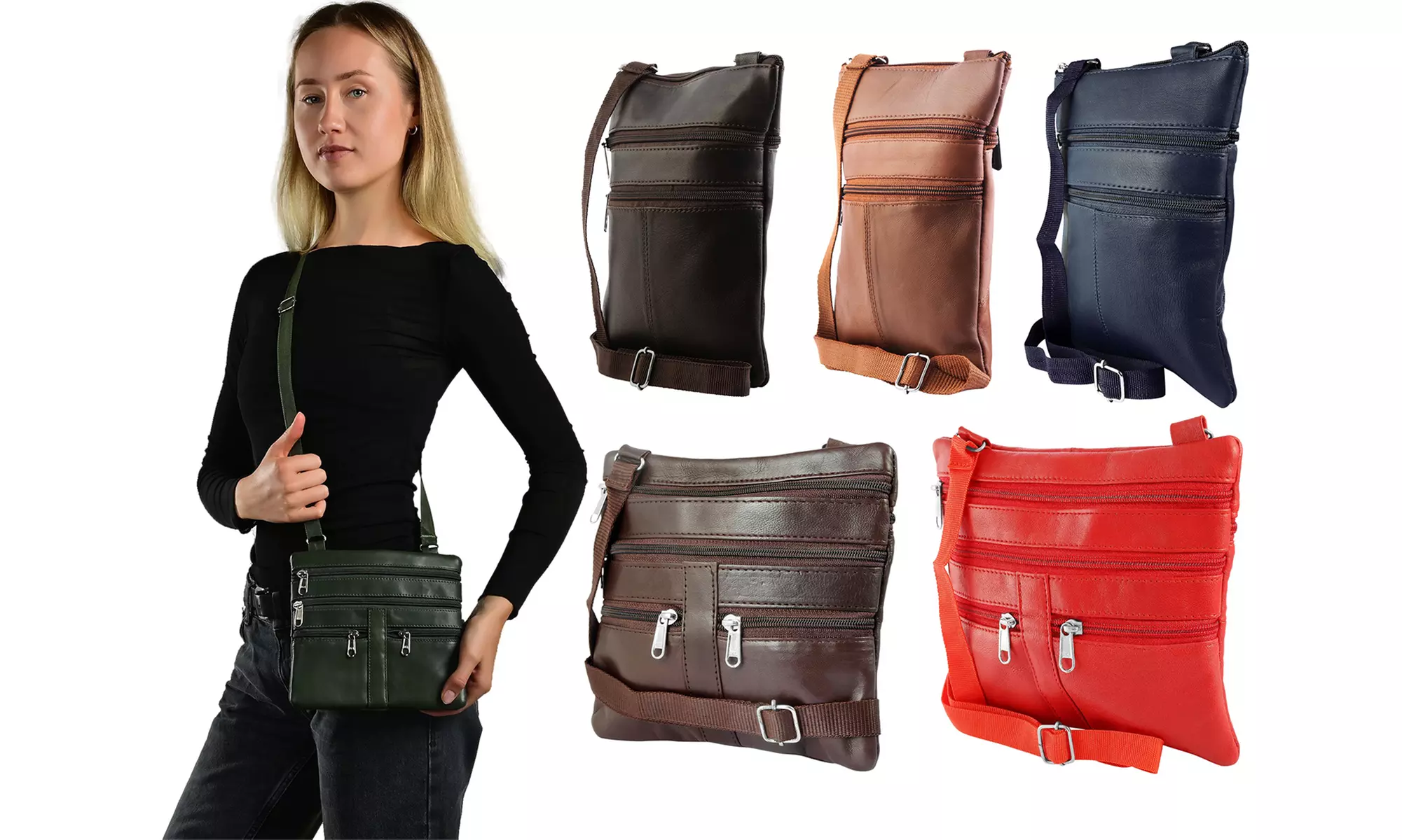 Steinmeister Damenhandtasche aus Echtleder