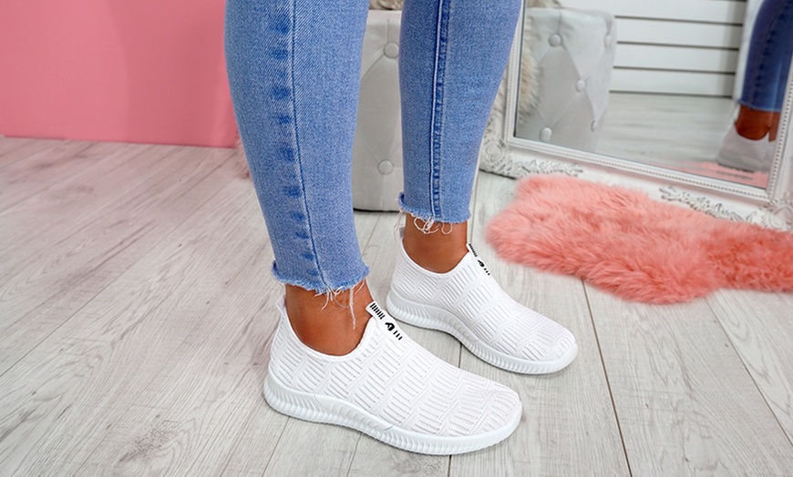 Image 28: Women's Sock-Style Trainers