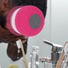 Image 1: Bluetooth Shower Speaker Waterproof Wireless Portable Mic with Suction Cap