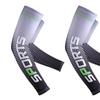 Image 7: 2 Pairs Quick Dry Arm Sleeves Cover Cycling Running Arm Cooling UV Protection