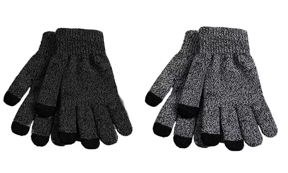 1 oder 2 Paare Unisex-Handschuhe mit Touchscreen-Funktion