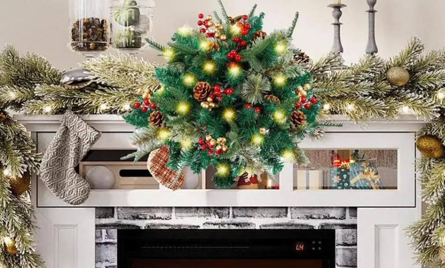 Image 5: Artificial Christmas Tree with Light