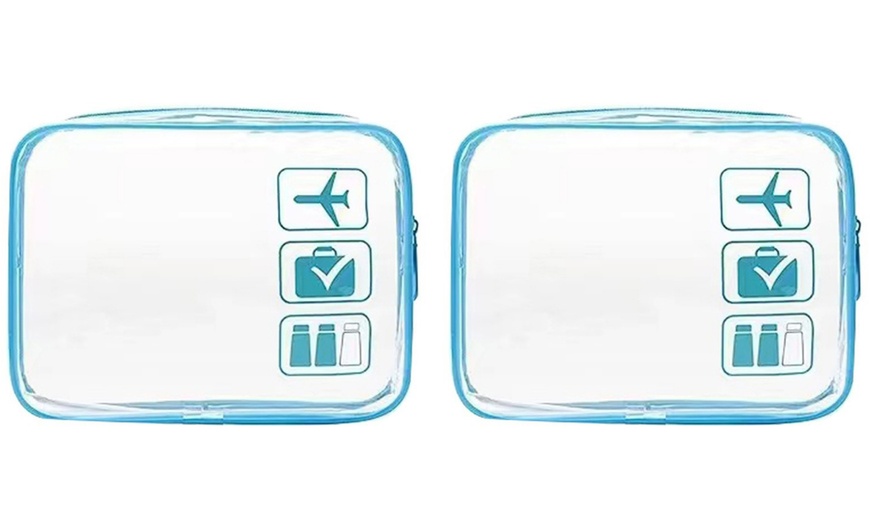 Image 15: Transparent Travel Toiletries Storage Bag 