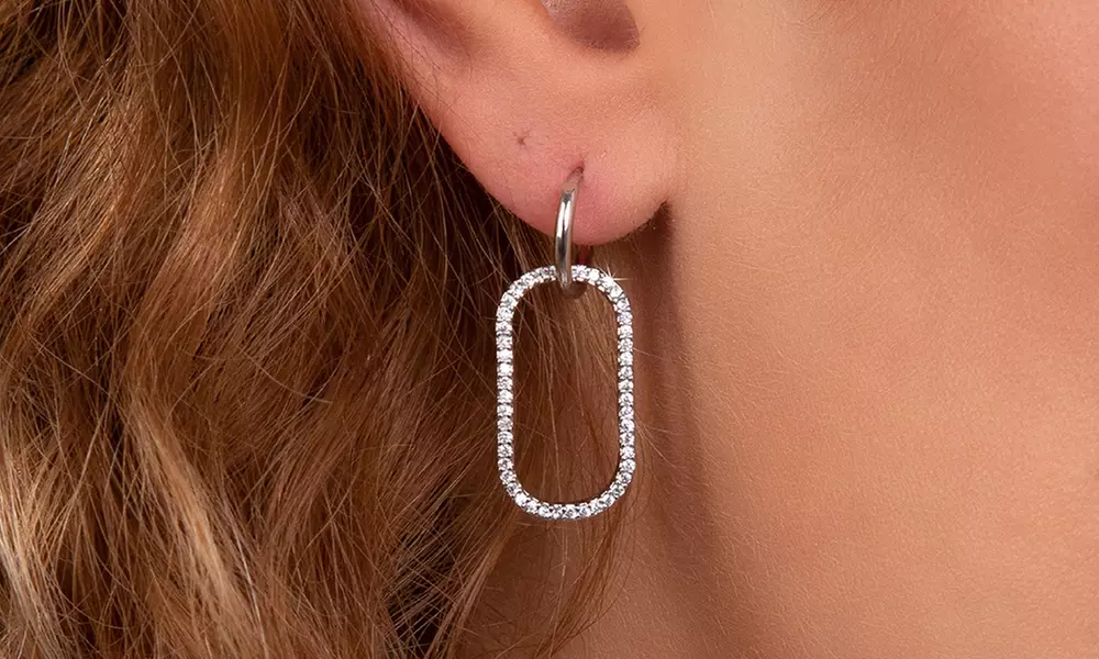 Sc Crystal Paris women jewellery Earrings