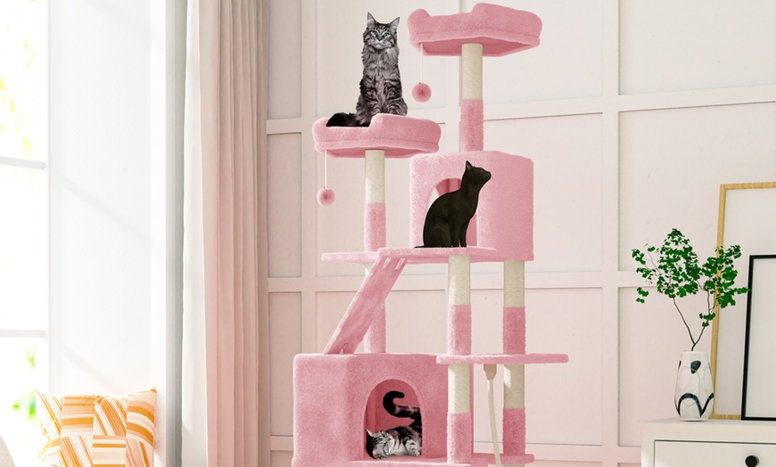 Image 19: 208cm Cat Tree