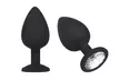 3Pc/Set Silicone Diamond Anal Plug Soft Massager Jewelry Anal Sex Toys Trainer - Second Medium