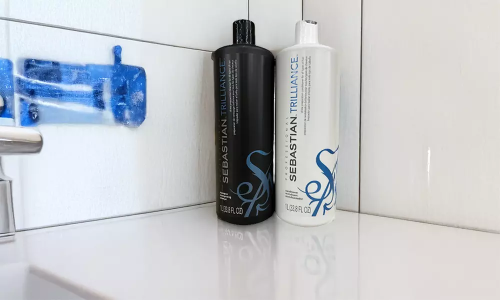 SEBASTIAN Trilliance Shampoo 33.8 Oz & Conditioner 33.8 Oz Liter Size Duo Set