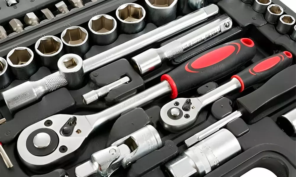 Malette à outils polyvalente de 108 pièces