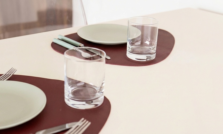 Image 2: Set di 4 tovagliette americane in similpelle