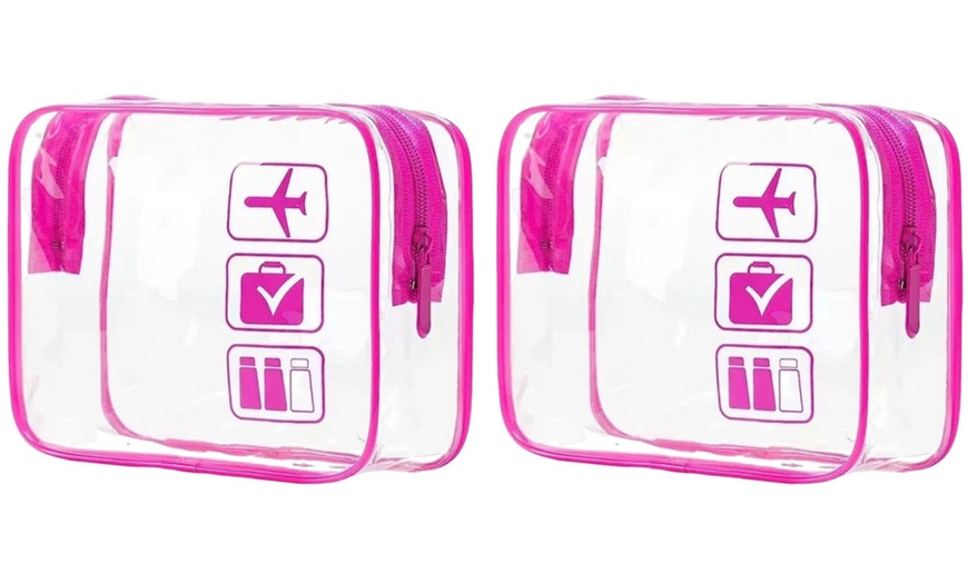 Image 5: Transparent Travel Toiletries Storage Bag 