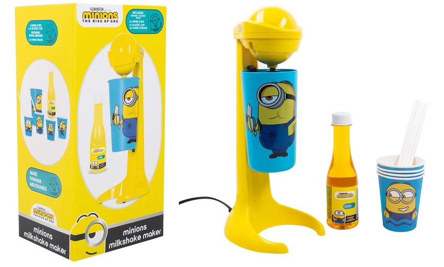 Image 1: Minions Milkshake Maker and Banana-Flavoured Syrup
