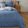 Image 2: Silentnight Summer Breeze Seersucker 2.5 Tog Coverless Duvet Set