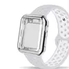 Grey White Band / Silver Case