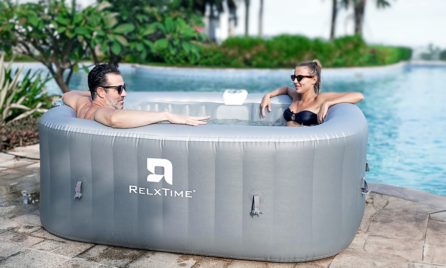 Image 7: Piscina gonfiabile con sistema di riscaldamento