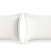 Image 9: Taie d’oreiller blanche unie, Sampur