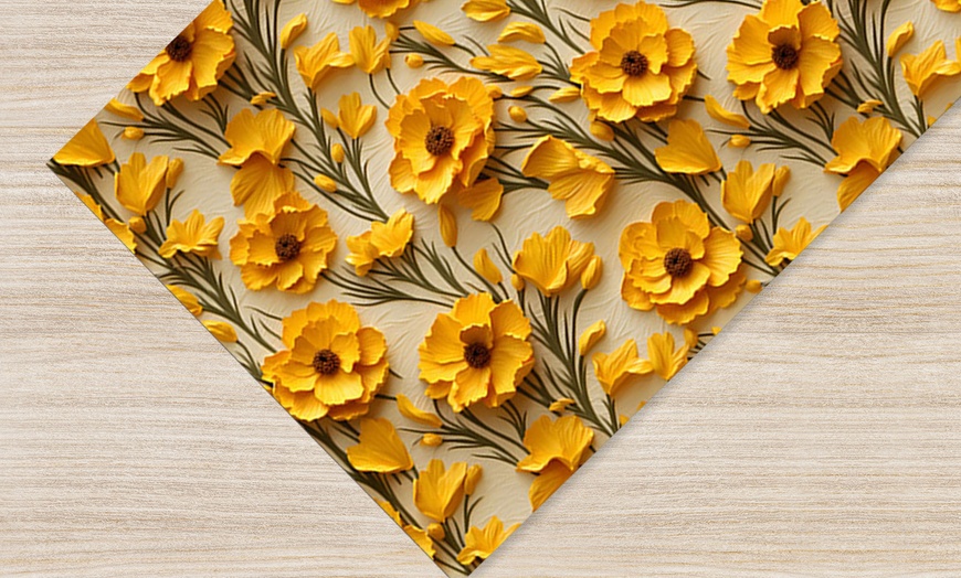 Image 11: Alfombra larga estampada de PVC con impresión digital