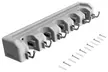 Tool Holder with Hooks- Wall Mounted Organizer for Garage - Second Medium