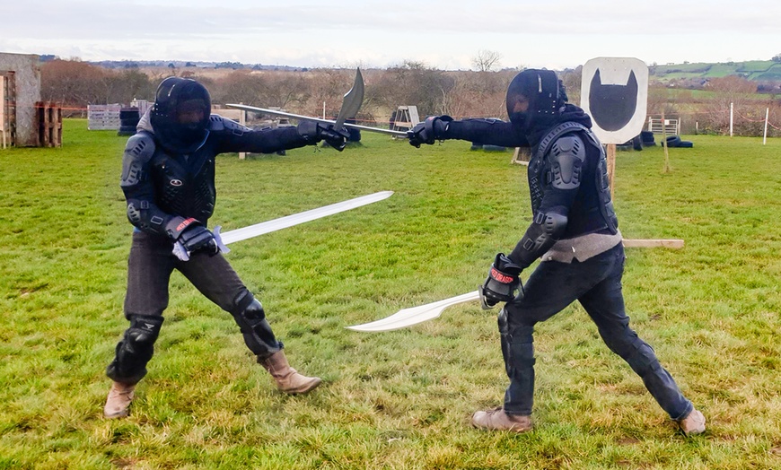 Image 1: Battle Royale Sword Combat Experience for Two, Four, or Eight