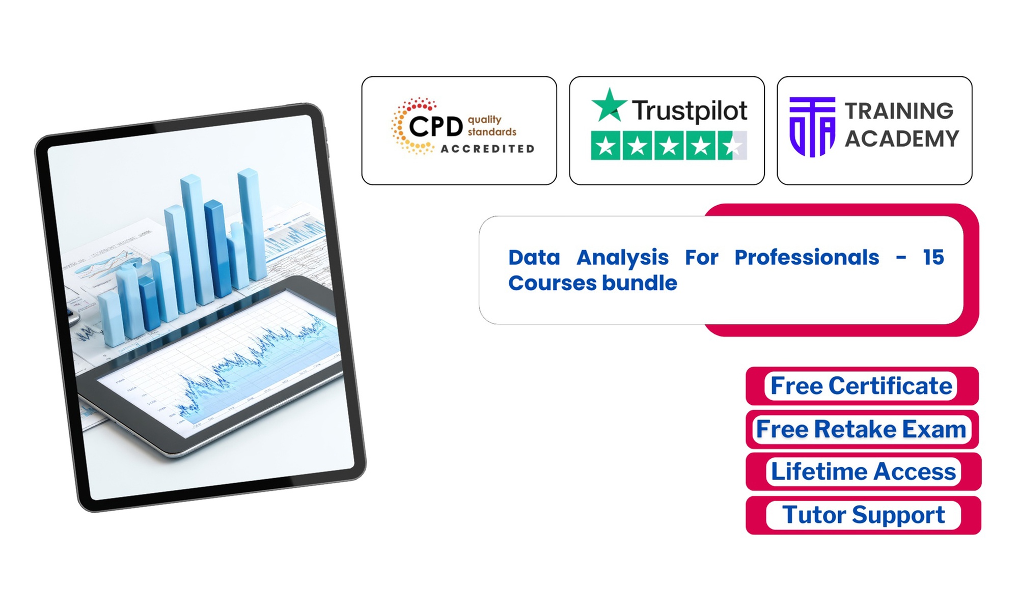 Online Training Academy: 15-Course Data Skills Bundle
