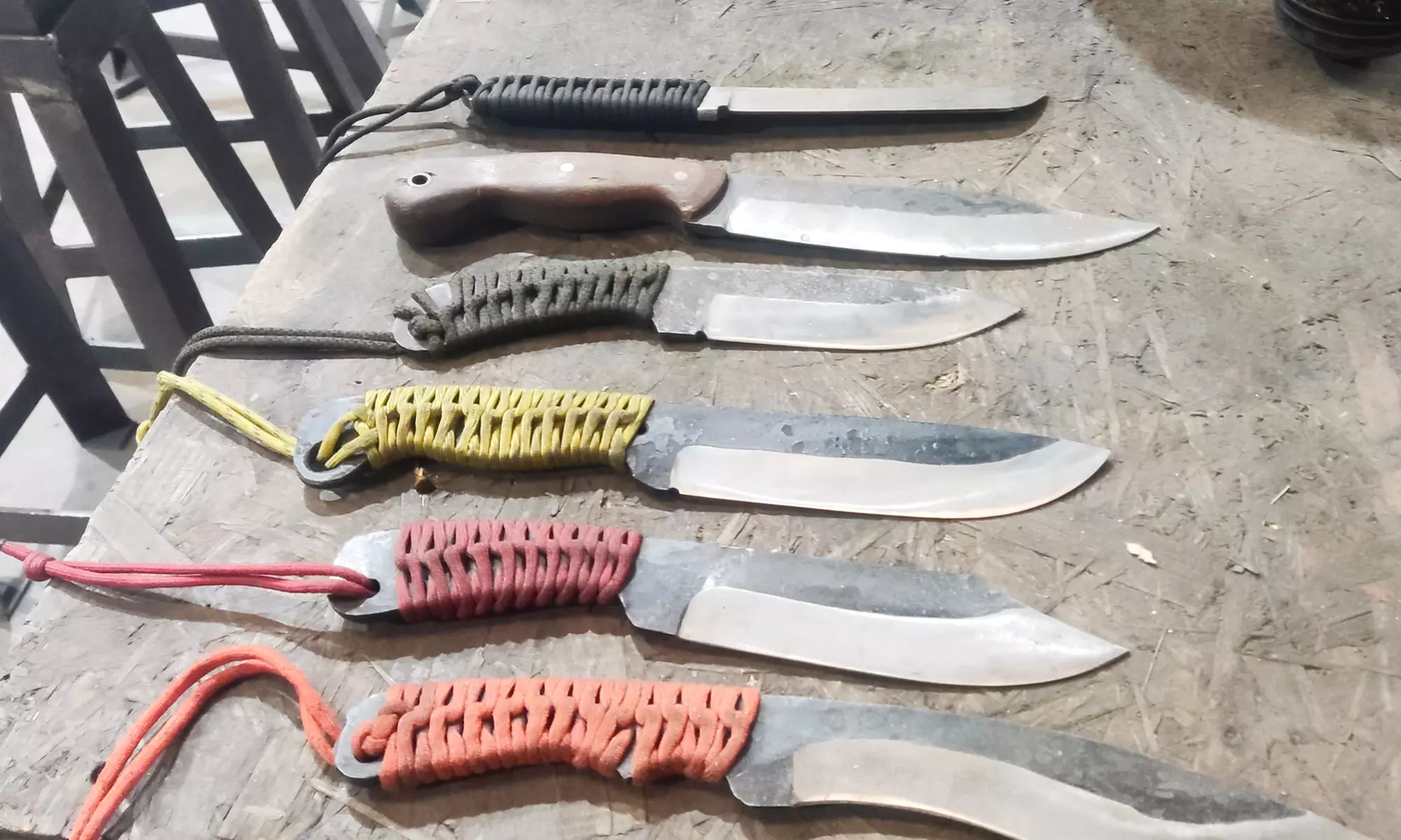 Curso para crear un cuchillo en forja con snacks y refresco para 1 o 2