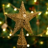 Image 5: Gold and Silver Star Christmas Tree Toppers