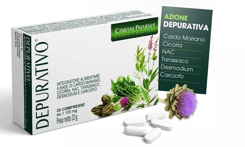Integratori alimentari depurativi Cisbani Pharma