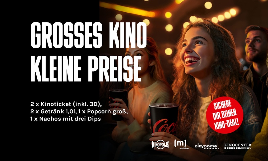 Image 4: 2 Kinotickets inkl. Popcorn, Nachos und Getränken