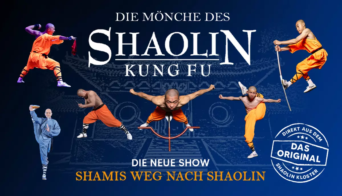 1 Ticket für Shaolin Kung Fu in Düsseldorf oder Oberhausen