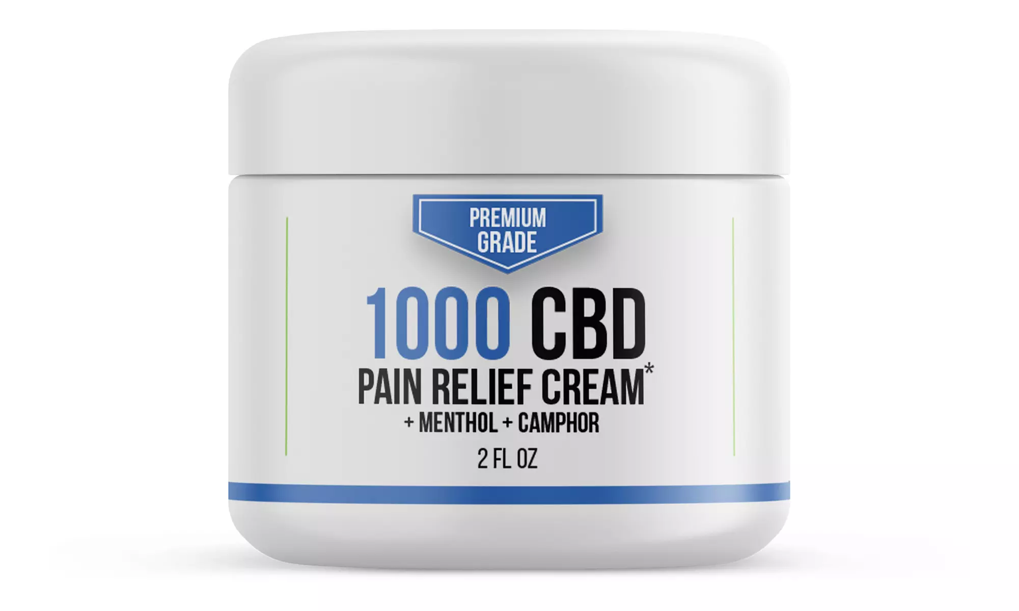 CBD Pain Relief Cream with Menthol from Select Organics (250mg-1500mg)