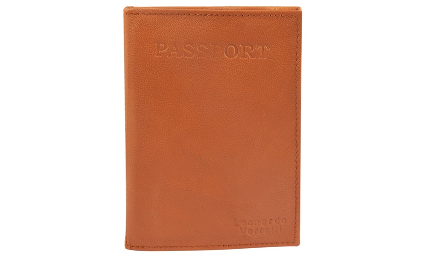 Image 17: Coffret cadeau en cuir Leonardo Verrelli