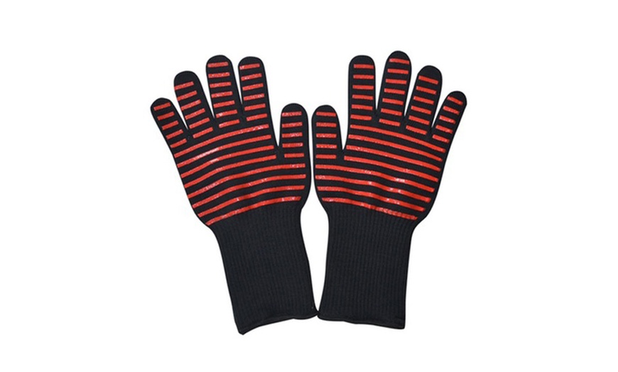 Image 6: Heat Resistant Kevlar Oven Gloves