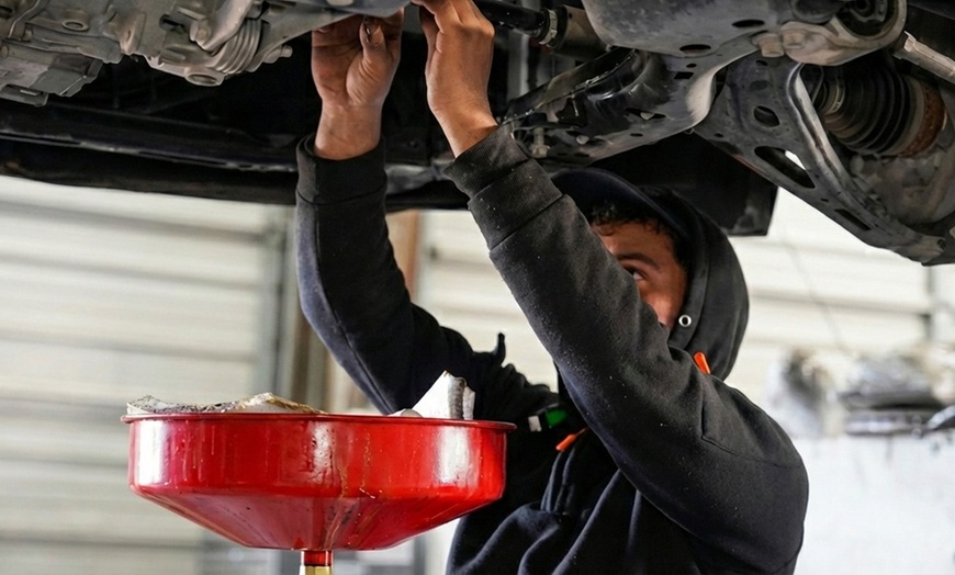 Image 3: Synthetic Blend or Full Synthetic Oil Change w/ Optional Tire Rotation