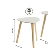 Image 4: 2er-Set moderne Beistelltische im Skandi-Stil