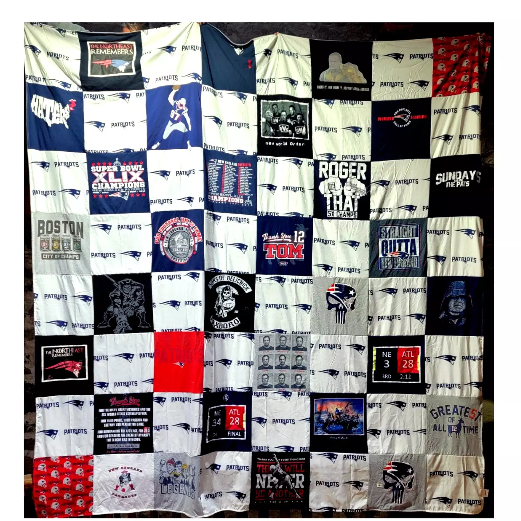 Custom T-Shirt Memory Blankets & Quilts | Made in the USA | From My T-shirt Blanket, Inc