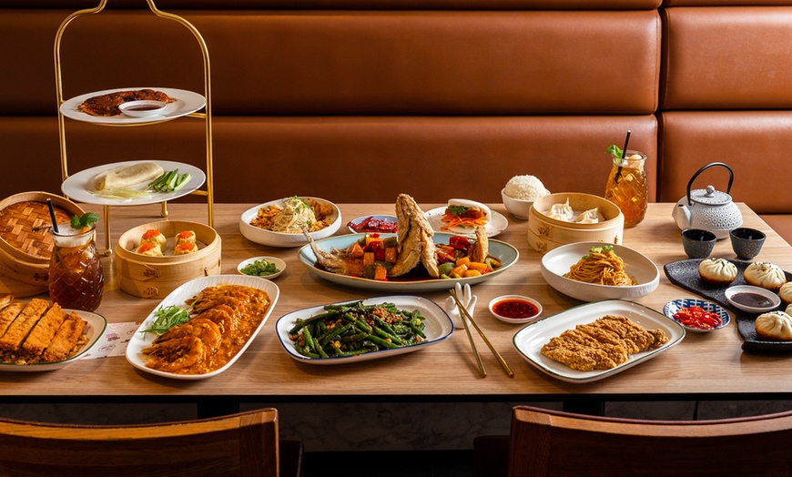 Image 2: Enjoy Delicious Roast Duck Pancake or Dumpling with Wine or Drinks