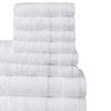 Image 2: 8-Piece Welhome 100% Cotton Towel Bale