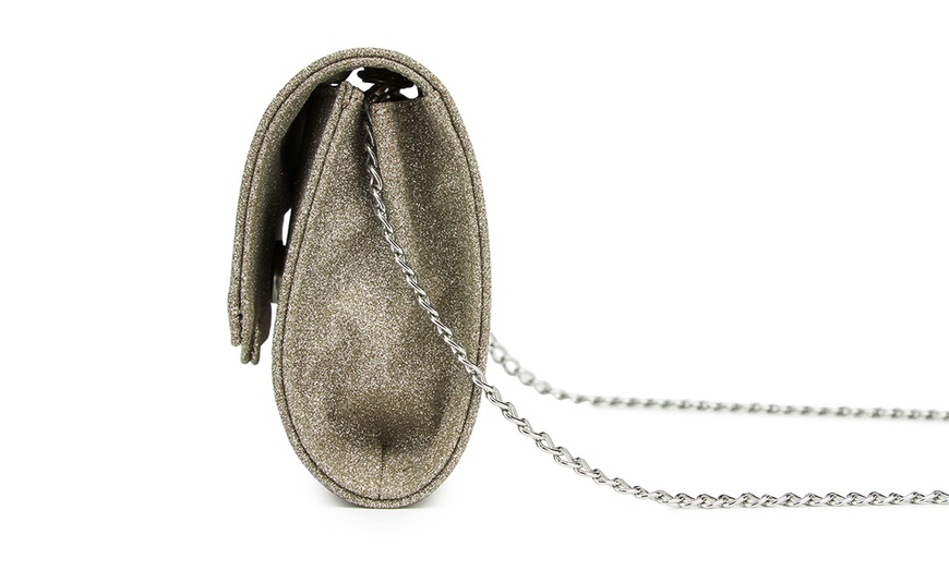 Image 10: Miss Lulu Crystal-Embellished Evening Clutch