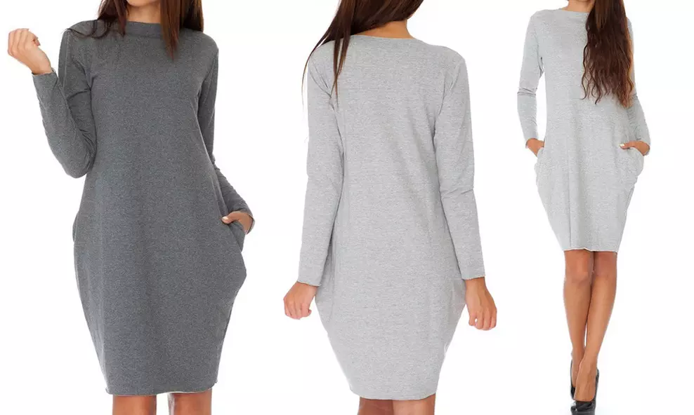 1 ou 2 robes pull Gwen en coton - Primary Image