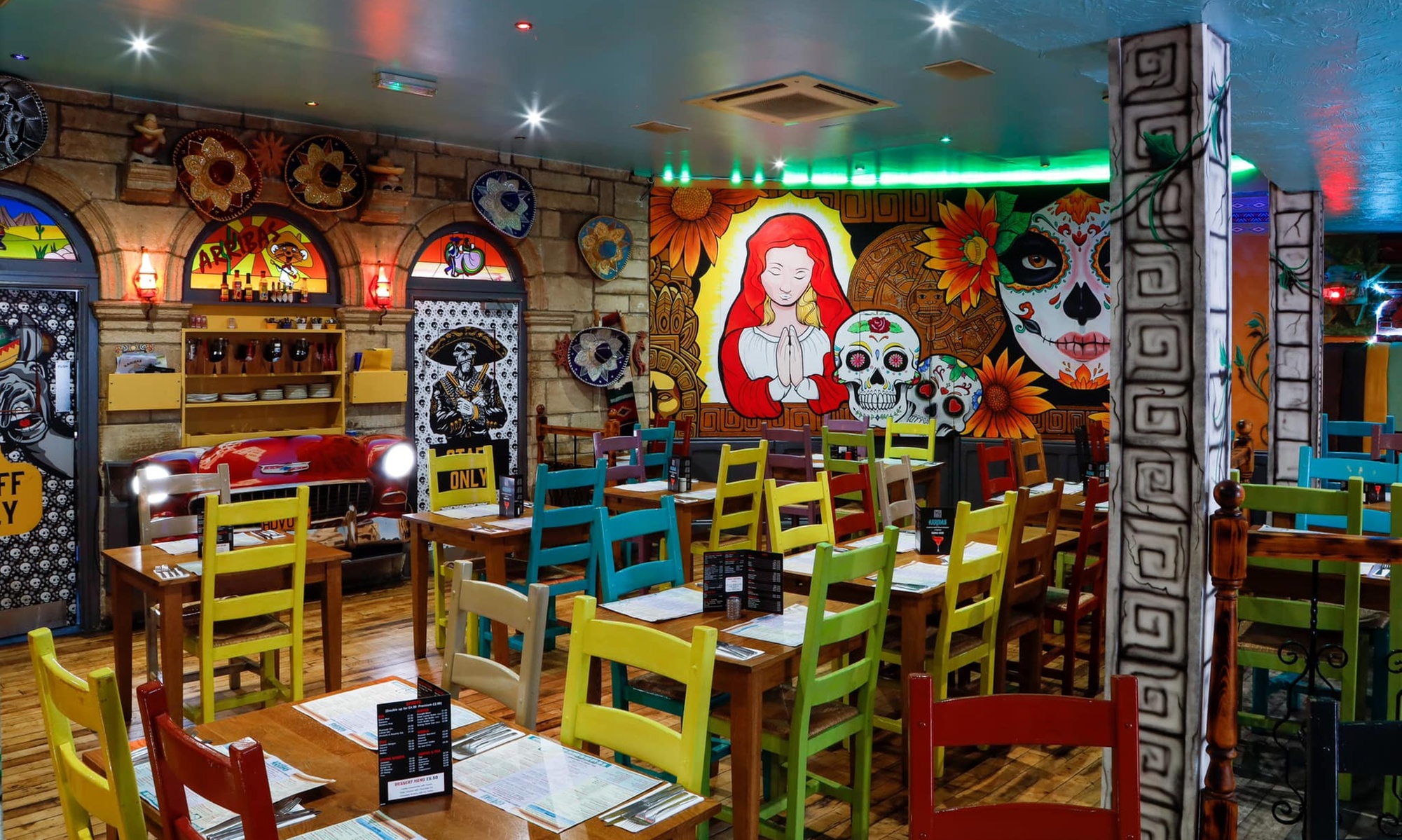 2-Course Mexican Meal with a Bottle of Beer/Soft Drink for 2, 3 or 4