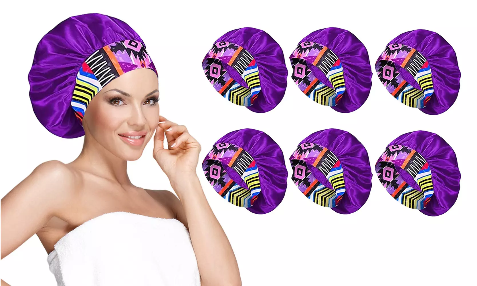 Women's Silky Satin Head Scarf Hair Wrap Cap Hat Headband Sleeping Bonnet