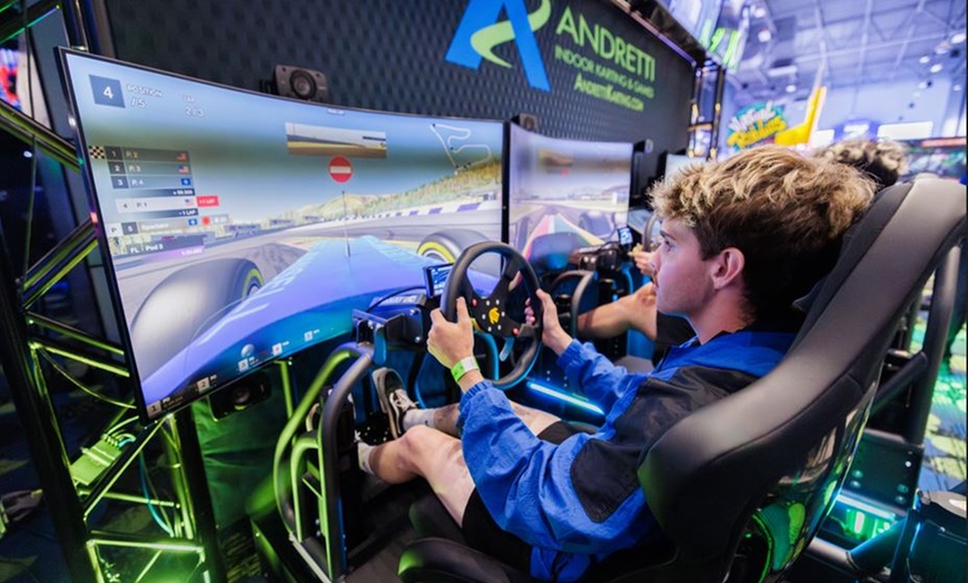 Image 1: Karting and Attractions at Andretti Indoor Karting & Games - Buford
