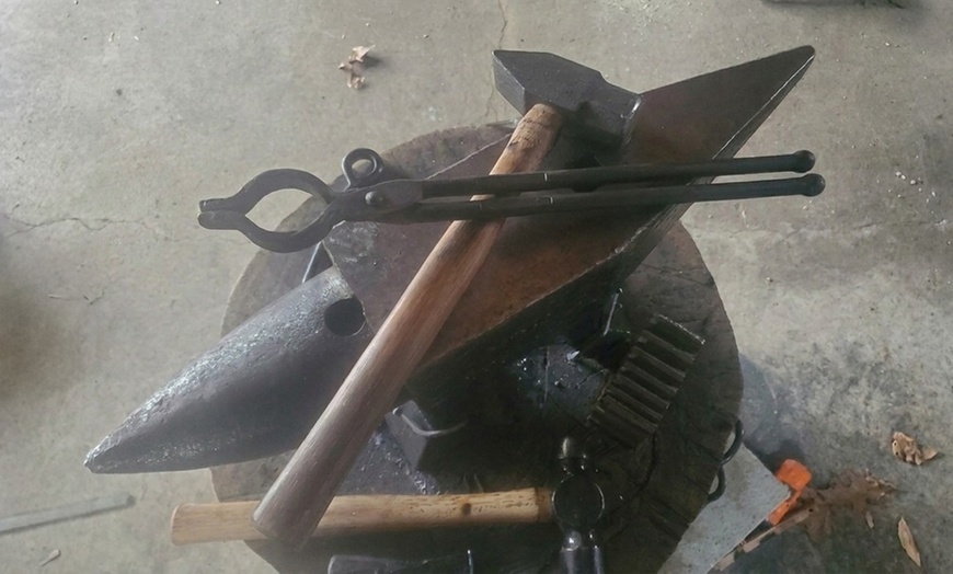 Image 2: Hands-on Blacksmithing Training for One or Two