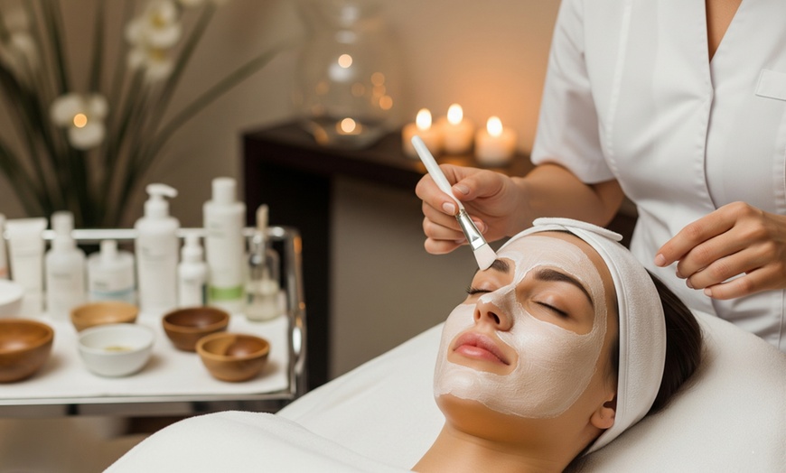 Image 3: Back massage and Deep Cleansing Hydration Facial