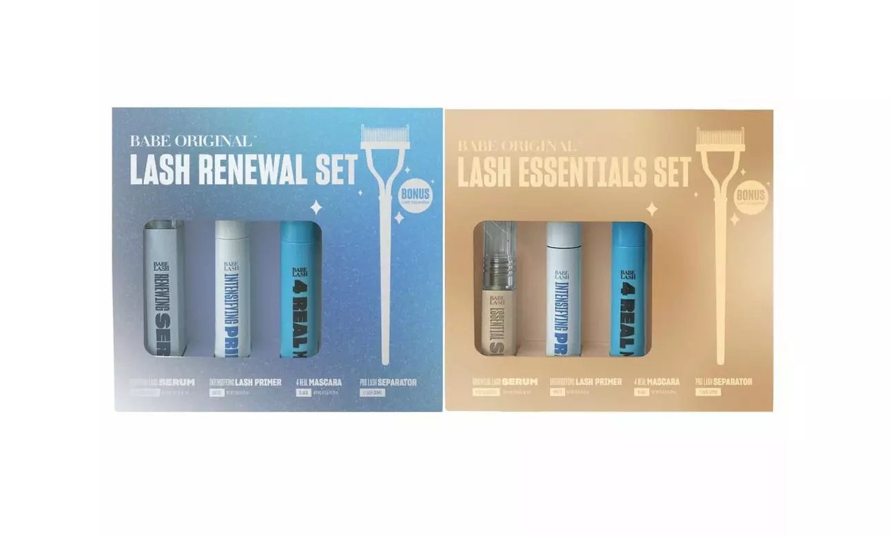 Babe Original Lash Renewal or Essentials 4 Piece Gift Sets