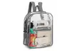 Clear Backpack Duty PVC Transparent Shoulder School Bag - Second Medium