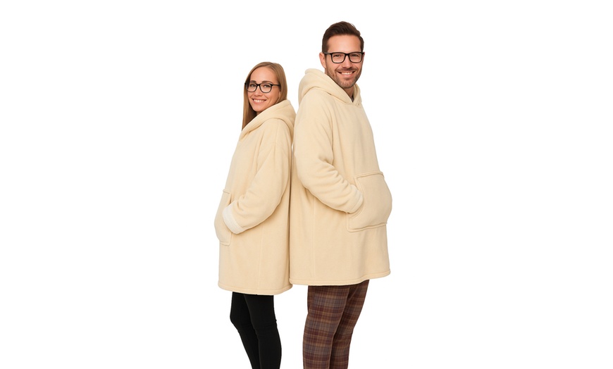 Image 3: Pull plaid à capuche Bill Tornade