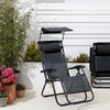 Image 4: Neo Folding Zero Gravity Garden Chairs and Table Set