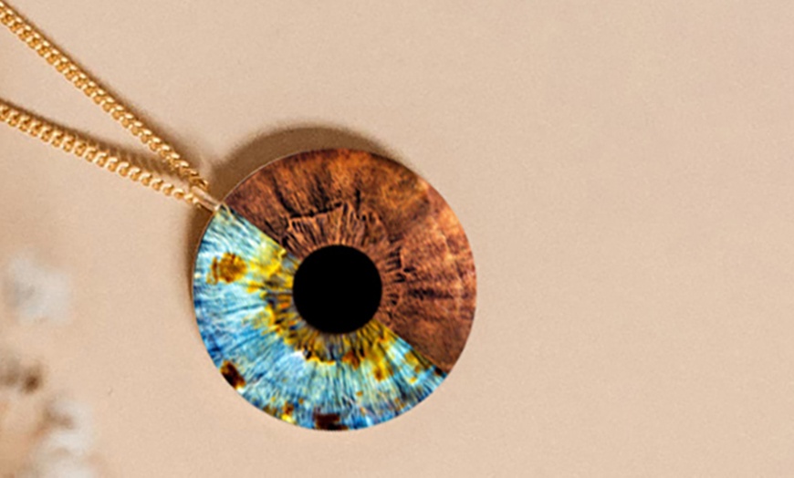 Image 9: Œuvre d’art personnalisée de l’iris pour couples, familles ou animaux 