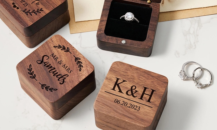 Image 9: Custom PU Leather Jewelry Box in Multiple Styles & Colors Up to 81% Off