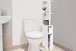 Meuble de rangement de toilettes ou salle de bains, hauteur 118 cm - Second Medium